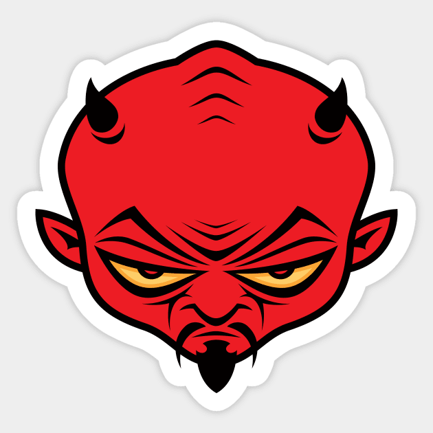 Devil Dude Sticker by fizzgig